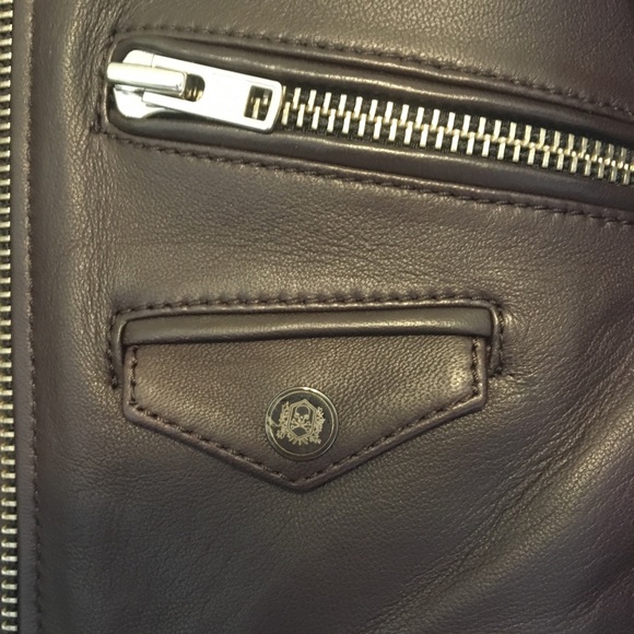 Kooples Leather Biker Jacket - Picture 3 of 8